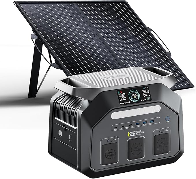IEE P1800 Generador Solar con 100W Panel Solar