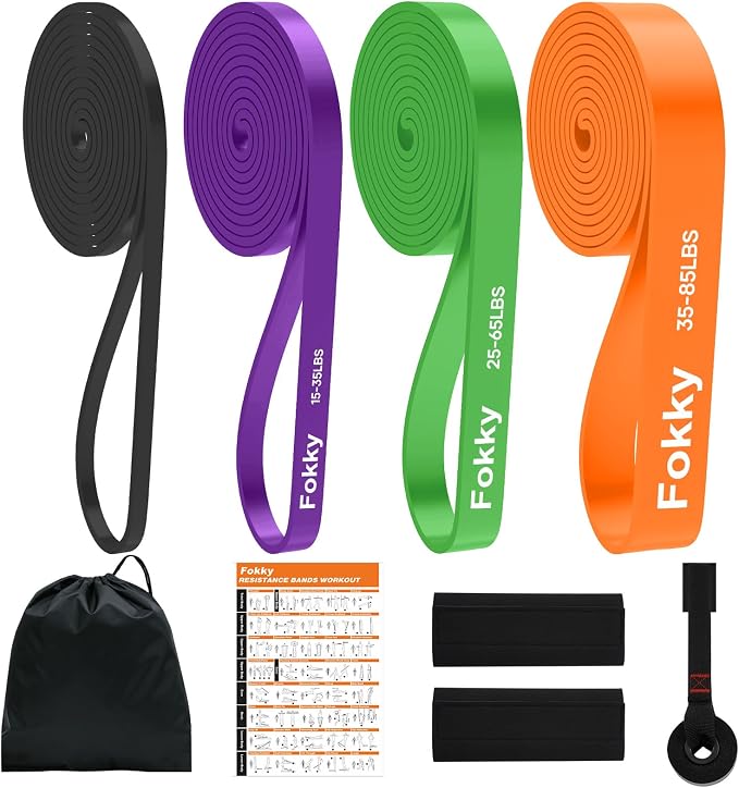 Gomas Elasticas Musculacion 4 Niveles Anclaje Protectores Trasporto