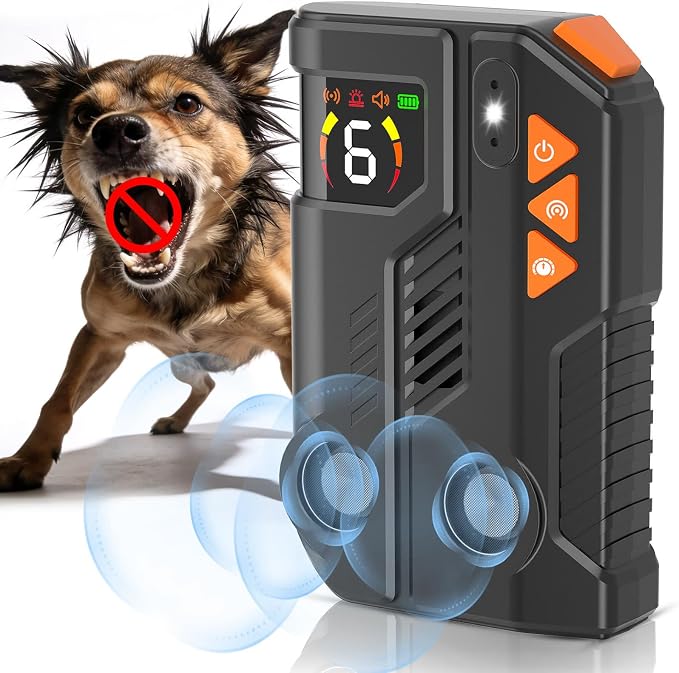 Antiladridos para Perros con AI Inteligente Ultrasonidos IPX6 Recargable