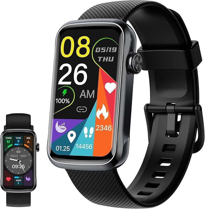 Motast Reloj Inteligente Mujer Hombre, 1,57” Ultraligero Pulsera Actividad