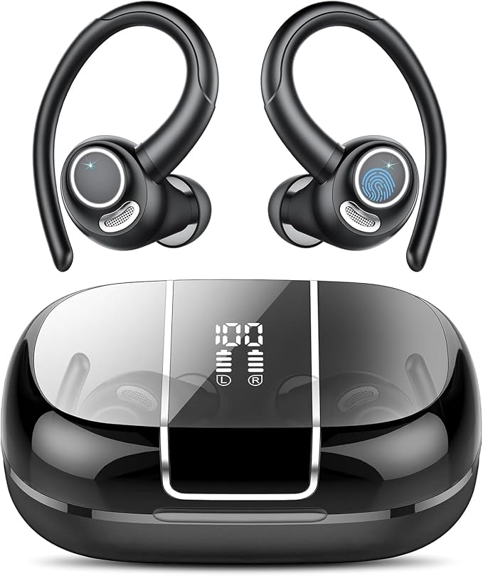 Csasan Auriculares inalámbricos Deportivos, Cascos Sonido Premium